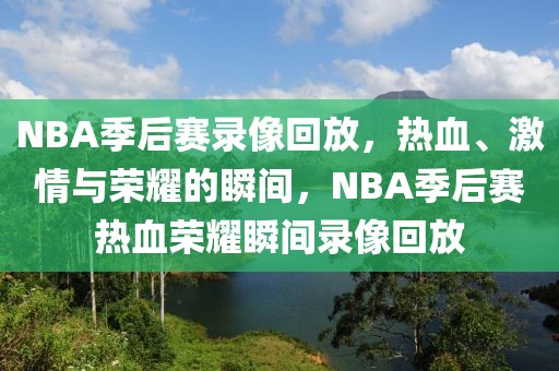 NBA季后赛录像回放，热血、激情与荣耀的瞬间，NBA季后赛热血荣耀瞬间录像回放