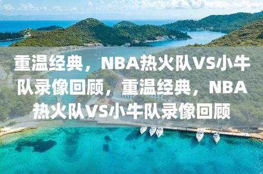 重温经典，NBA热火队VS小牛队录像回顾，重温经典，NBA热火队VS小牛队录像回顾