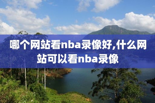 哪个网站看nba录像好,什么网站可以看nba录像