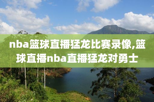 nba篮球直播猛龙比赛录像,篮球直播nba直播猛龙对勇士