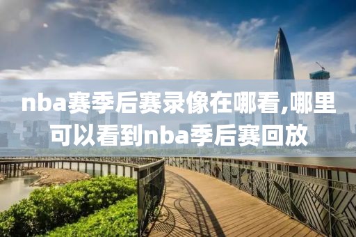 nba赛季后赛录像在哪看,哪里可以看到nba季后赛回放