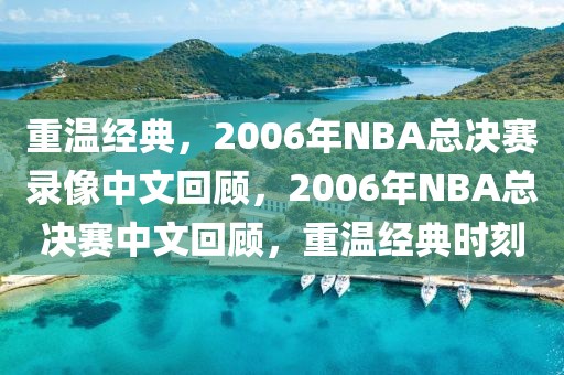 重温经典，2006年NBA总决赛录像中文回顾，2006年NBA总决赛中文回顾，重温经典时刻